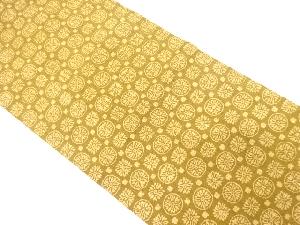 花丸模様　開き　名古屋帯（額縁仕立て）